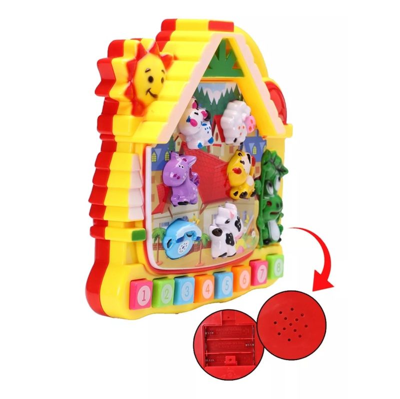 Comprar Piano Granja Casa Interactivo Sonido en Electroshopy - Ángulo 2